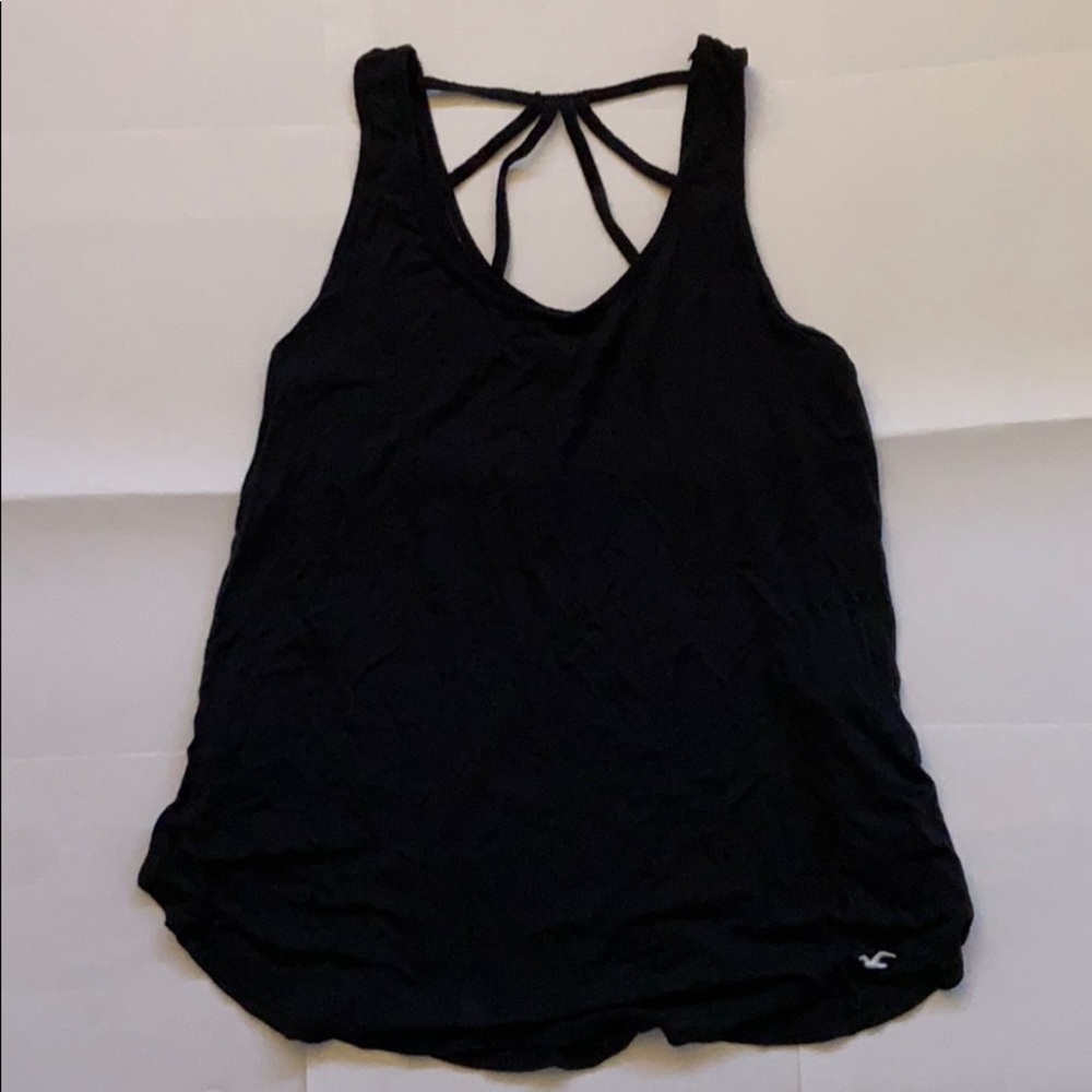 black hollister tank top